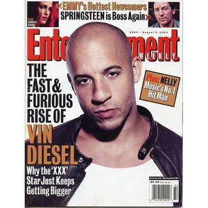 Vin Diesel Entertainment Weekly Magazine 8/2/02 August‎ 2002 Springsteen Nelly